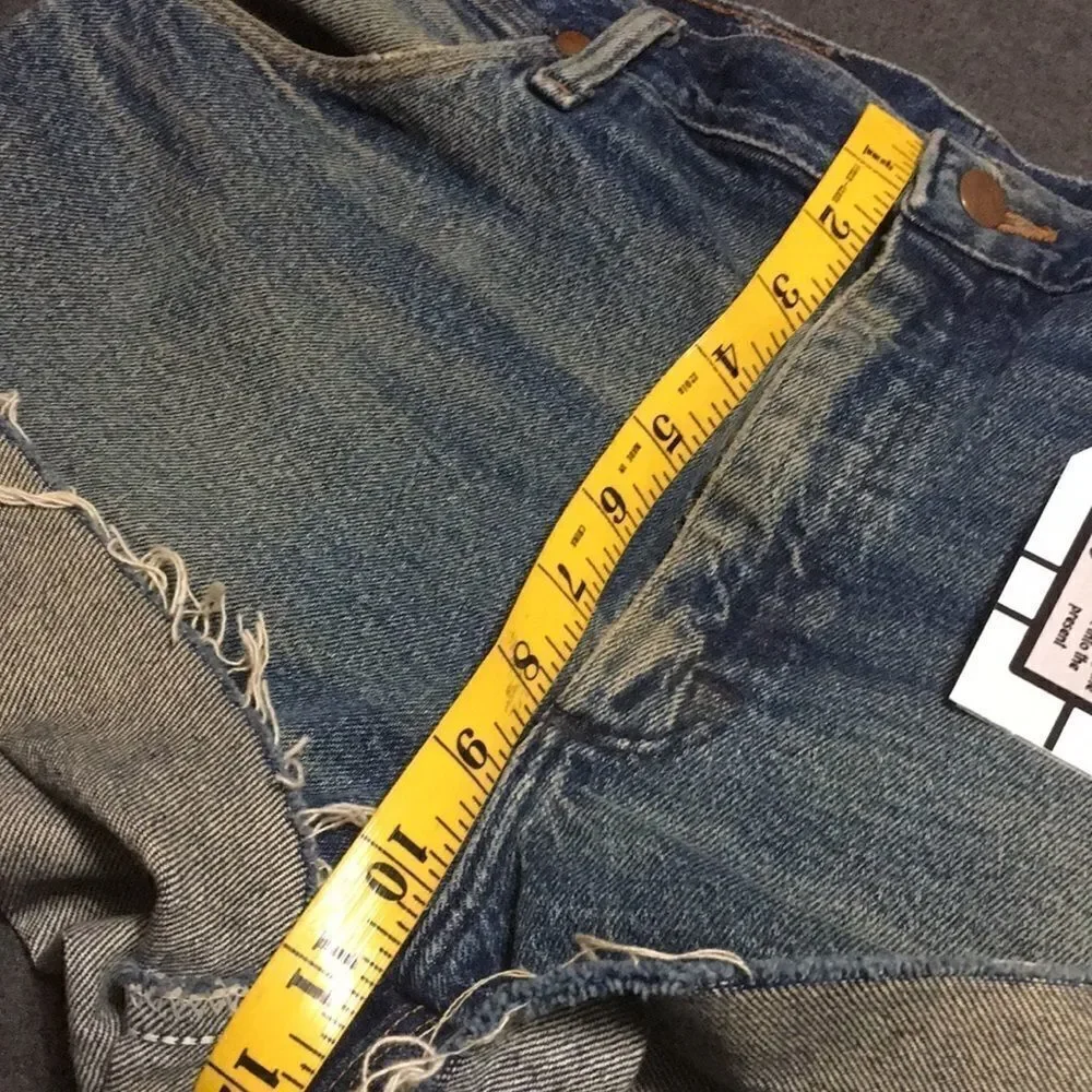 Vintage distressed high
